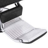 fekete műbőr fodrászszék 68 x 69 x 116 cm