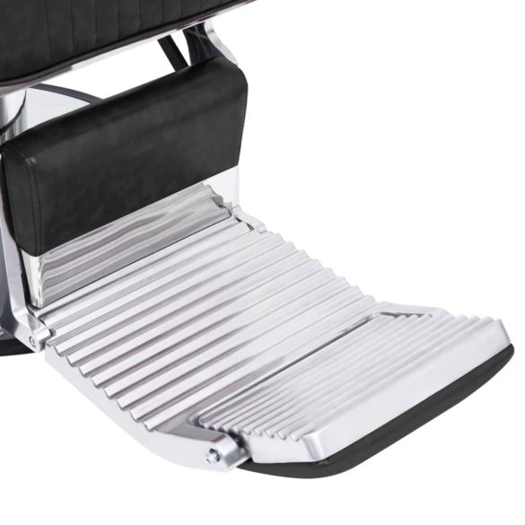 fekete műbőr fodrászszék 68 x 69 x 116 cm