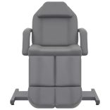 szürke műbőr kozmetikai kezelőszék 180 x 62 x 78 cm