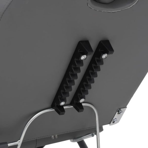 szürke műbőr kozmetikai kezelőszék 180 x 62 x 78 cm