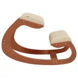 krémszínű nyír furnérlemez térdelőszék 55 x 84 x 55 cm