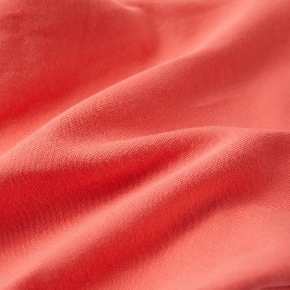 Korall színű széles szárú gyereknadrág 128