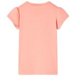 Neon korall gyerekpóló 128