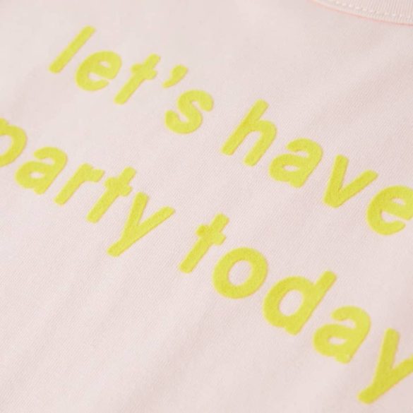 Halvány rózsaszín gyerekpóló 140