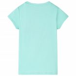 Világosmenta színű gyerekpóló 116