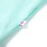 Világosmenta színű gyerekpóló 140