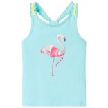 Világosmenta színű gyerek felső 116