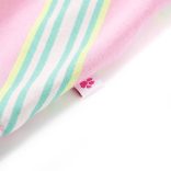 Rózsaszín ujjatlan gyerekruha húzózsinórral 116