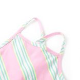 Rózsaszín ujjatlan gyerekruha húzózsinórral 128