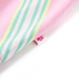 Rózsaszín ujjatlan gyerekruha húzózsinórral 128