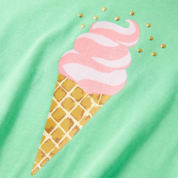 Halványzöld gyerekpóló 128