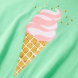 Halványzöld gyerekpóló 140