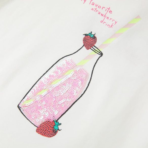 Ekrü színű gyerekpóló 140