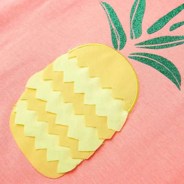 Neon korall gyerekpóló 116