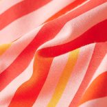 Rózsaszín és piros gyerekruha húzózsinórral 140