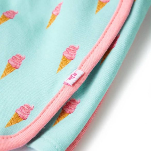 Mentaszínű gyerekrövidnadrág húzózsinórral 104