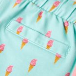 Mentaszínű gyerekrövidnadrág húzózsinórral 104