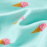 Világosmenta színű gyerekruha húzózsinórral 128