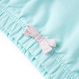 Világoskék kapucnis gyerekpulóver 104