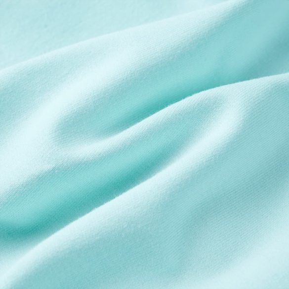 Világoskék kapucnis gyerekpulóver 104