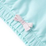 Világoskék kapucnis gyerekpulóver 128