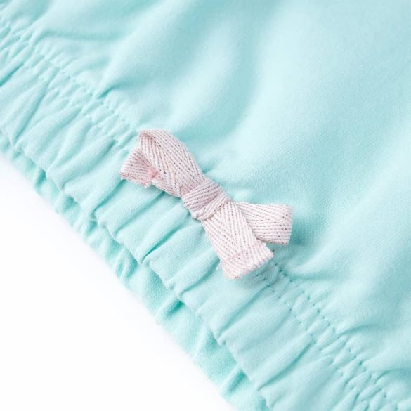 Világoskék kapucnis gyerekpulóver 140