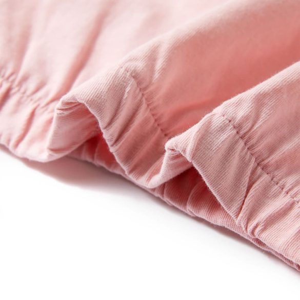 Világos rózsaszín gyerekpóló 140