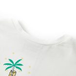 Ekrü színű gyerekpóló 128