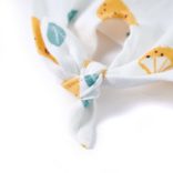 Ekrü színű gyerekpóló csomós szegéllyel 104