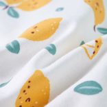 Ekrü színű gyerekpóló csomós szegéllyel 128