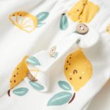 Ekrü színű gyerekrövidnadrág 128