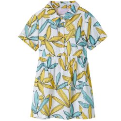 Ekrü színű gyerekruha 104