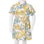 Ekrü színű gyerekruha 140