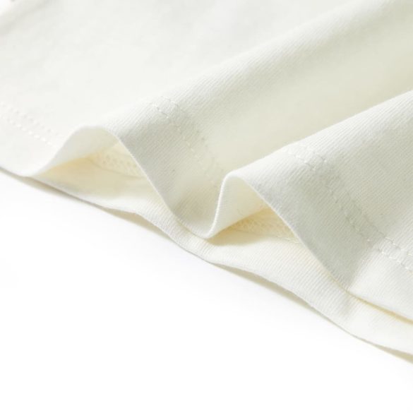 Ekrü színű gyerekpóló 128