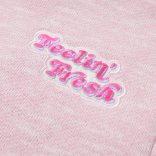 Világoslila gyerekpulóver 140