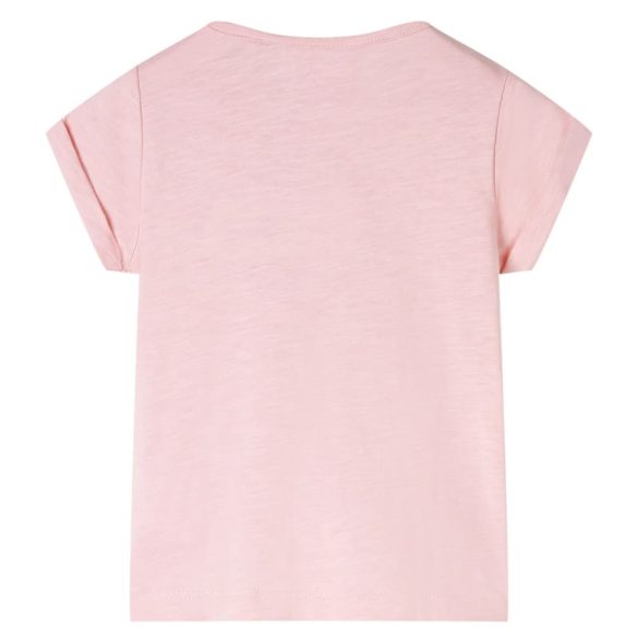 Világos rózsaszín gyerekpóló 116