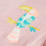 Világos rózsaszín gyerekpóló 116