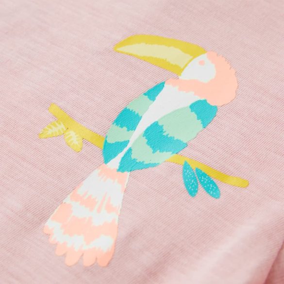 Világos rózsaszín gyerekpóló 116