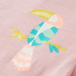 Világos rózsaszín gyerekpóló 140