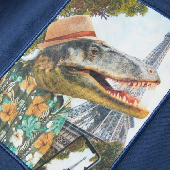 Sötétkék gyerekpóló 116