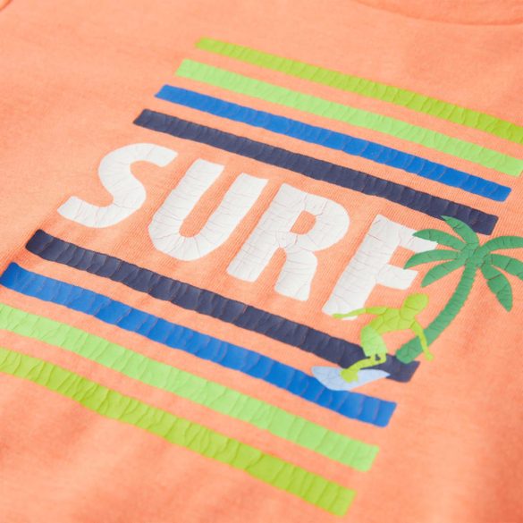 Neon narancssárga gyerekpóló 128