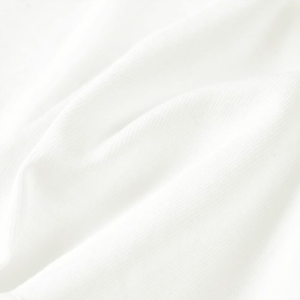 Ekrü színű rövid ujjú gyerekpóló 128