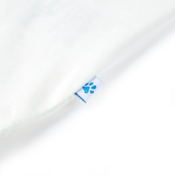 Ekrü színű rövid ujjú gyerekpóló 140