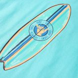 Aqua színű rövid ujjú gyerekpóló 140