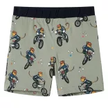 Világos keki rövid ujjú gyerekpizsama 92