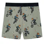 Világos keki rövid ujjú gyerekpizsama 128