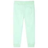 Élénkzöld gyerek melegítőnadrág 116