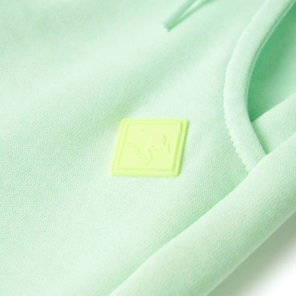 Élénkzöld gyerek melegítőnadrág 128