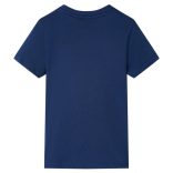 Sötétkék rövid ujjú gyerekpóló 128