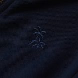 Tengerészkék gyerekpulóver cipzárral 92